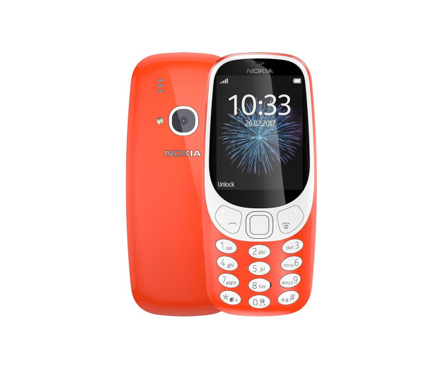 Nokia 3310 Dual SIM czerwony 3G - 363001 - zdjęcie